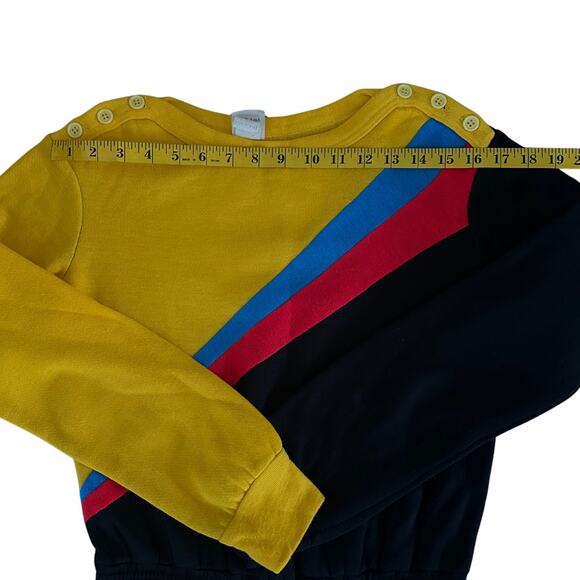 JCPenney 80's Color Block Sweatsuit,  Retro Athleisure Jogger Tracksuit Jr - Picture 7 of 8